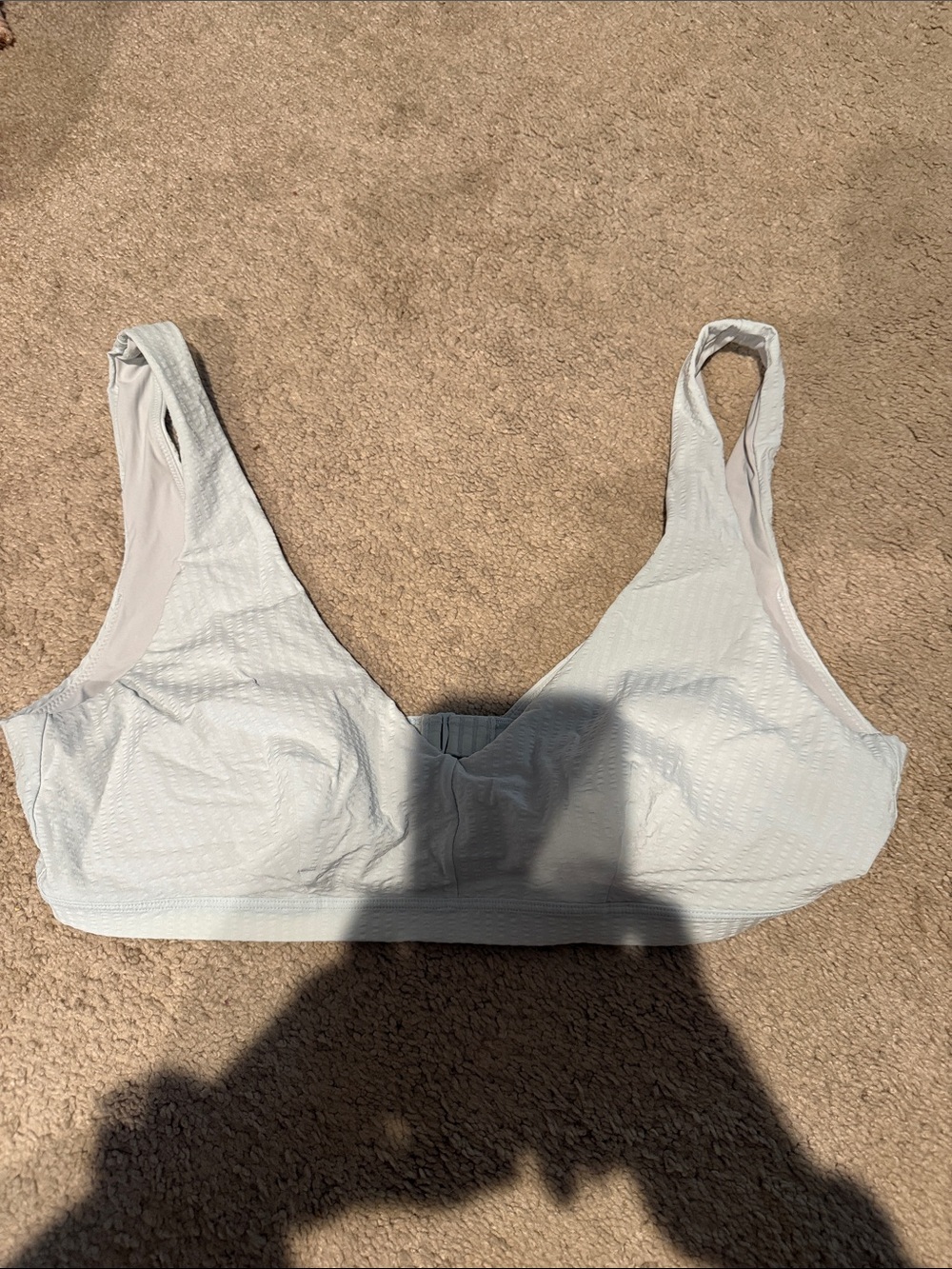 lululemon athletica Light Blue Wireless Bikini Top
